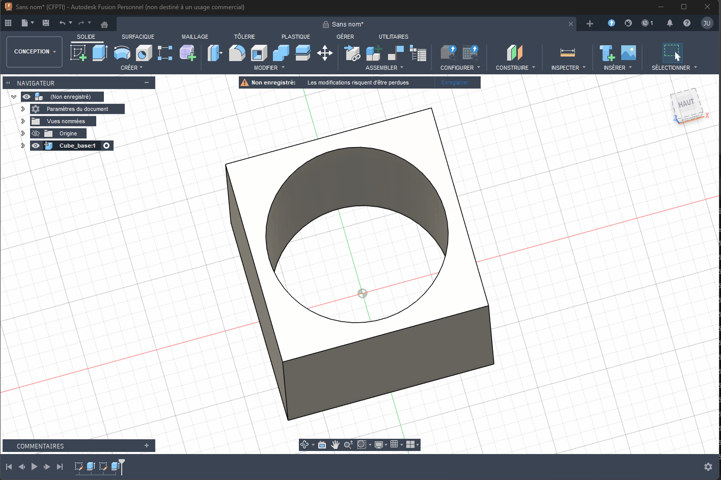 Historique Fusion 360